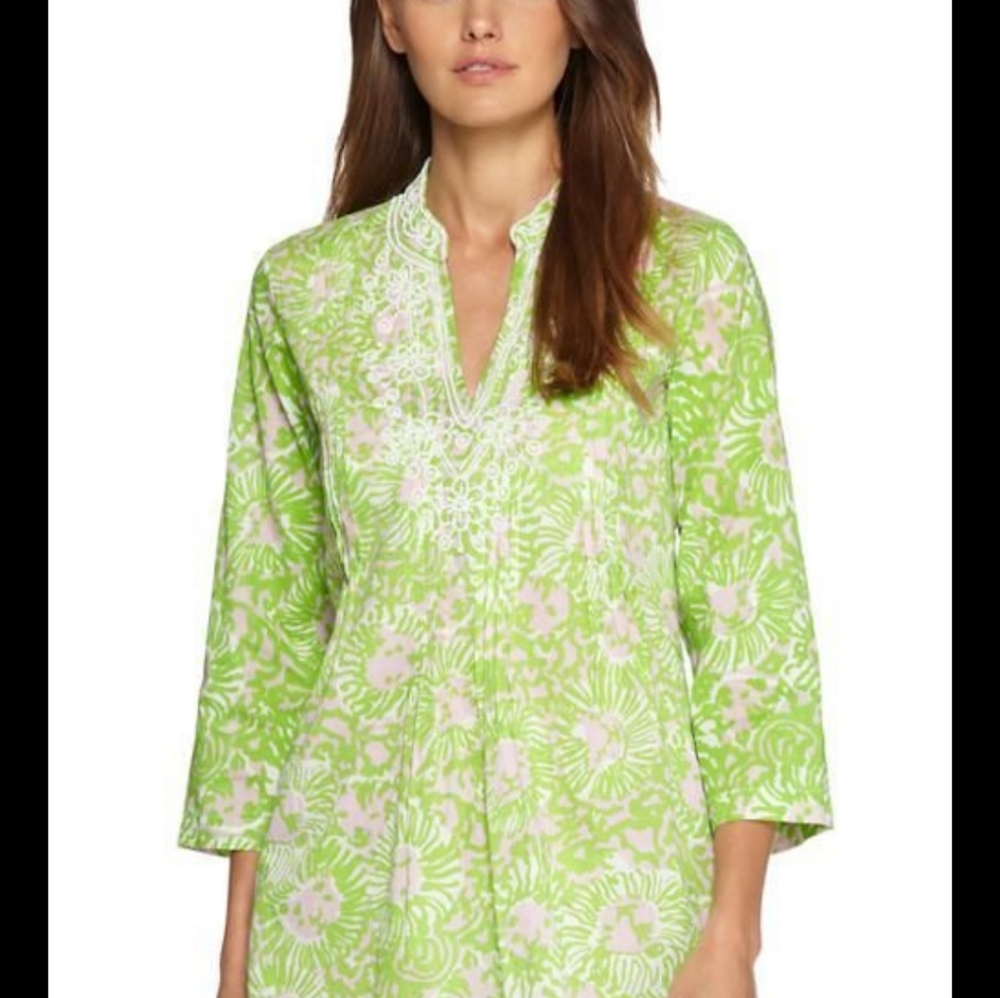 Lilly  Pulitzer Sarasota sunny side cabana pink tu